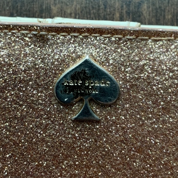 KATE SPADE Wallet Pink Glitter - Picture 2 of 12